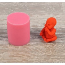 Силиконовая форма-молд "Младенец", 5,5х4,5х6 см