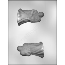 Пластиковый молд "Невеста 3D" для мастики и шоколада.