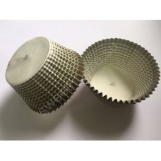 Круглая пергаментная капсула (Золотой радиал), 55х43 мм / 50 шт.
