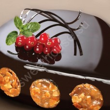 Зеркальный гель "Ovalette" Шоколадный, 250 г.