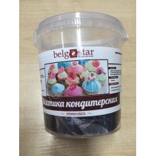 Сахарная мастика Belgostar (Белгостар) универсальная, Черная 1 кг.
