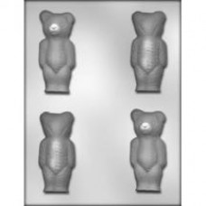 Пластиковый молд "Мишки 3D" для мастики и шоколада.