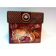 Тёмный бельгийский шоколад 58% от "Fleur de Cacao", 150 г