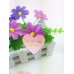 Стикеры розовые сердца "Handmade with love", 16 шт.